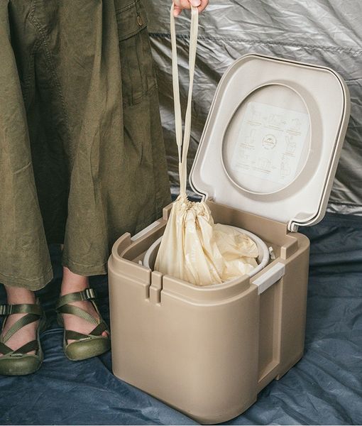 Біотуалет Naturehike Liner toilet CNH22HJ003 khaki 6927595713822 фото