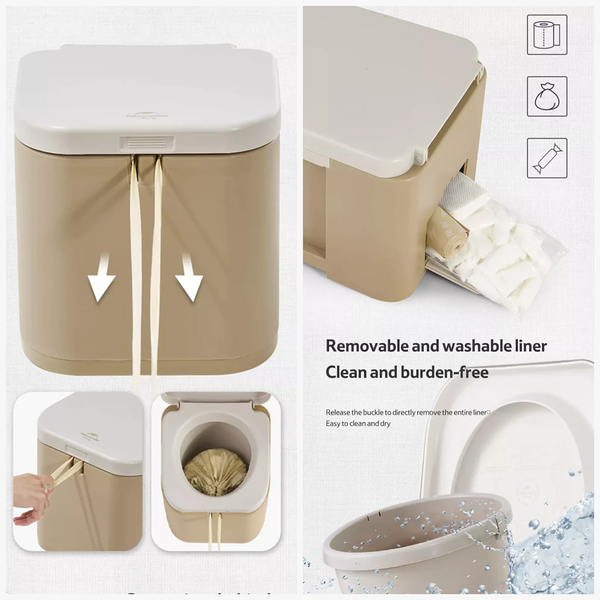 Біотуалет Naturehike Liner toilet CNH22HJ003 khaki 6927595713822 фото