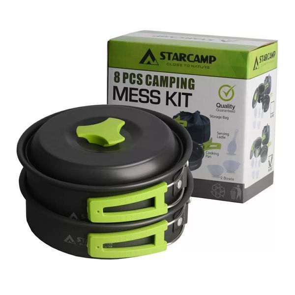 Набір посуду для кемпінгу Starcamp Cookware set 1-2 HX-CK02 black SC130 фото