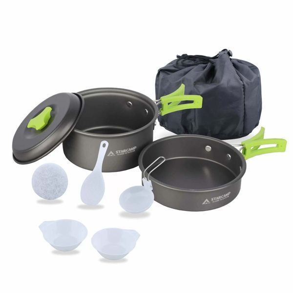 Набір посуду для кемпінгу Starcamp Cookware set 1-2 HX-CK02 black SC130 фото