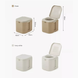 Біотуалет Naturehike Liner toilet CNH22HJ003 khaki 6927595713822 фото 3