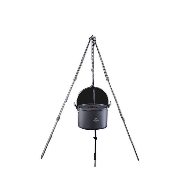 Тринога для казана Naturehike Light tripod NH17S00S-G Grey 6927595724958 фото