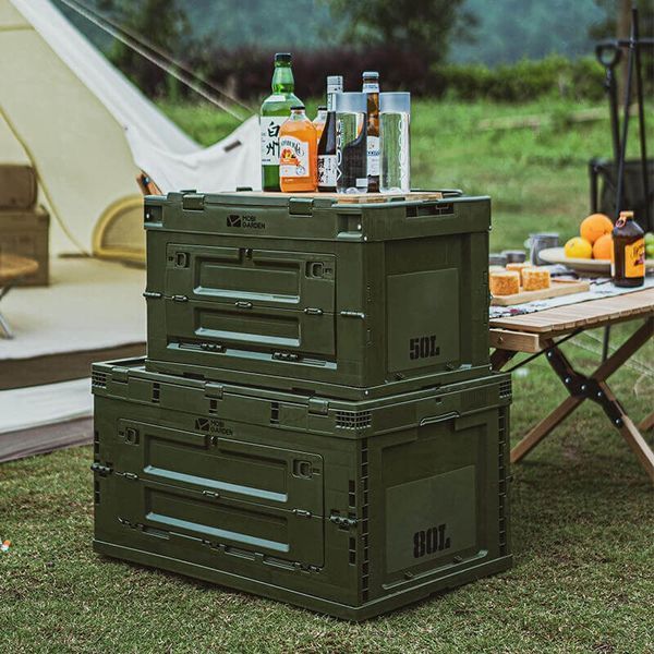 Контейнер складаний Mobi Garden Storage box 50л NX21671008 green 6926767320639 фото