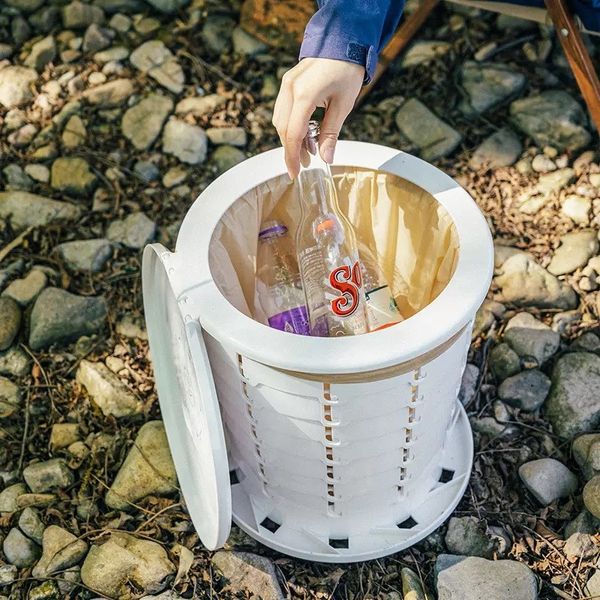 Відро-туалет розкладне Naturehike Portable toilet NH22SJ00B khaki 6927595700716 фото