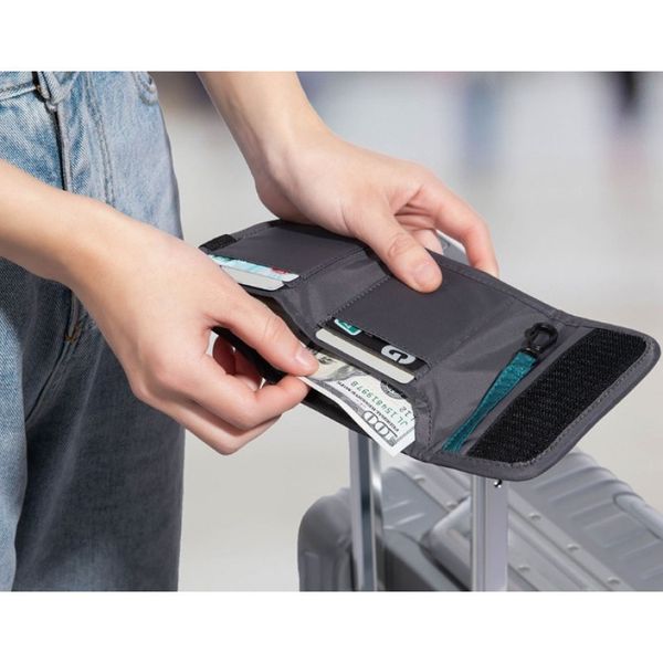 Гаманець Naturehike Travel wallet RFID-Blocking NH20SN003 Black 6927595744680 фото