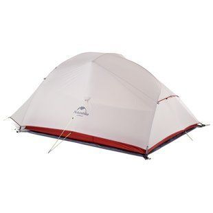 Намет Naturehike Cloud UP II (2-х місний) 20D silicone New version + footprint NH17T001-T Grey 6927595724668 фото