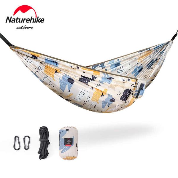 Гамак одномісний Naturehike DC-C03 240T polyester NH21DC004 Happy Cute Pet 6927595777602 фото