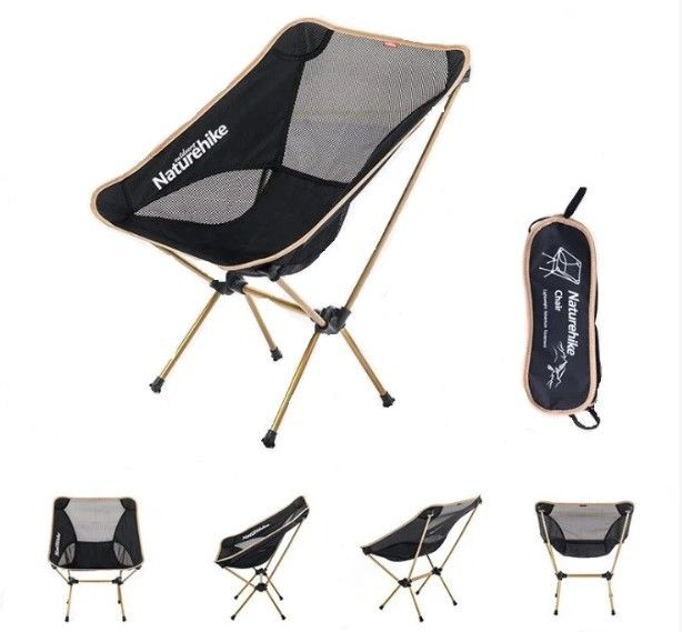 Крісло складне Naturehike Folding Moon Chair NH15Y012-L Gold 6927595706527 фото