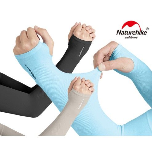 Нарукавники Naturehike NH18X001-T SL01 Anti-UV sleeves black 6927595725634 фото