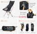 Крісло складне Naturehike Backrest Folding Chair NH17Y010-L Bright silver 6927595716953 фото 5