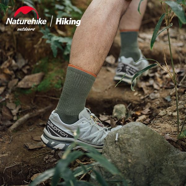 Шкарпетки Naturehike Wool right angle L 40-44 NH21WZ003 army green 6927595791059 фото