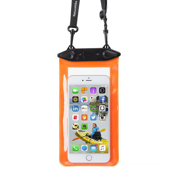 Гермочохол для смартфона Naturehike 6 inch NH15S004-D Orange 6927595714126 фото