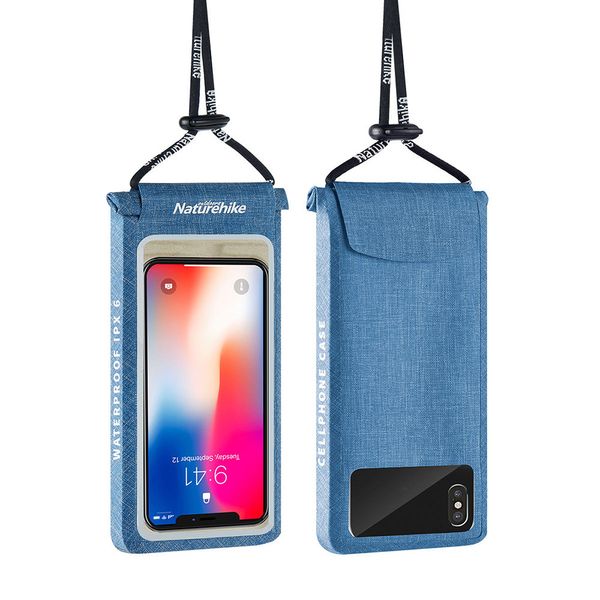 Гермочохол для смартфона Naturehike 3D IPX6 6 inch NH18F005-S Blue 6927595729168 фото