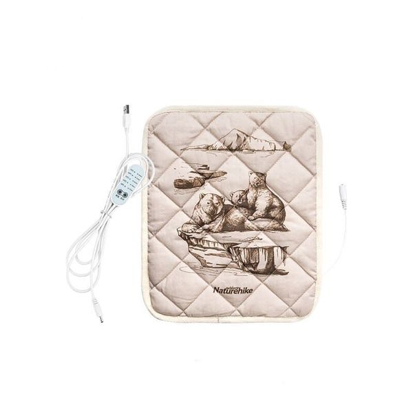 Сидушка-грілка Camping heating pad Naturehike NH20FCD15 Polar bear 6927595764343 фото