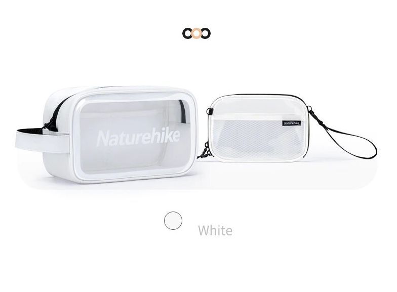 Несесер Naturehike NH20SN007 Fashion Series Toiletry Bag M white 6927595748176 фото