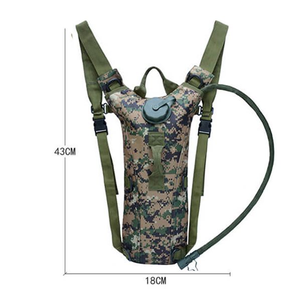 Питна система (гідратор тактичний) Smartex Hydration bag Tactical 3 ST-018 jungle digital camouflage ST233 фото