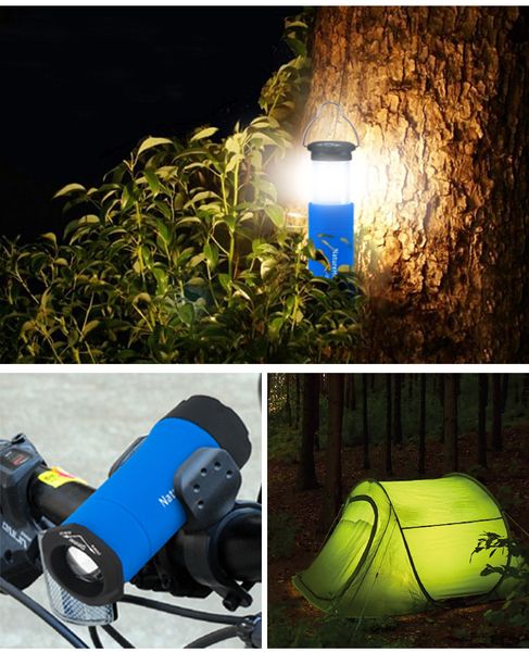 Кемпінговий ліхтар Camp Lamp NH15A003-I Blue 6927595716120 фото