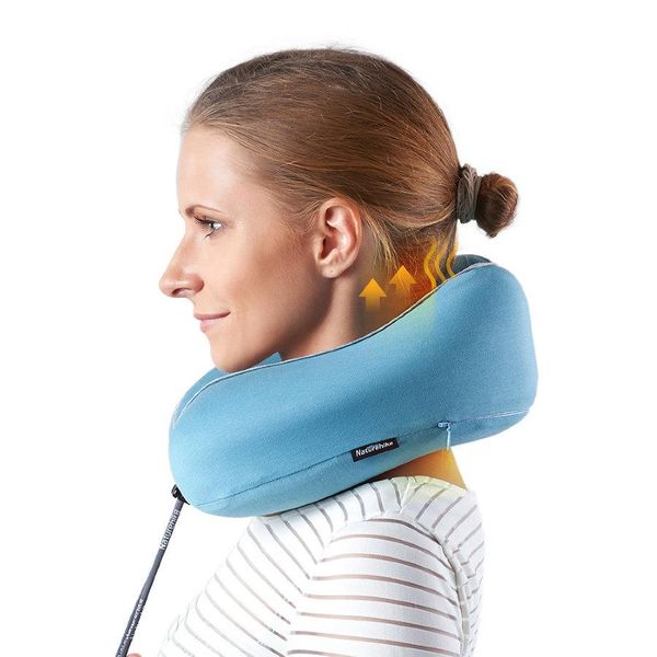 Подушка Naturehike масажна Vibrating Massage Pillow NH18Z060-T Blue 6927595730065 фото