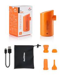 Насос Naturehike Mini Air Pump (lithium battery) NH17C100-B Orange 6927595722107 фото