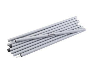 Комплект стійок для тенту Naturehike NH19PJ042 2.4м Steel poles &Oslash;25 silver 6927595741931 фото