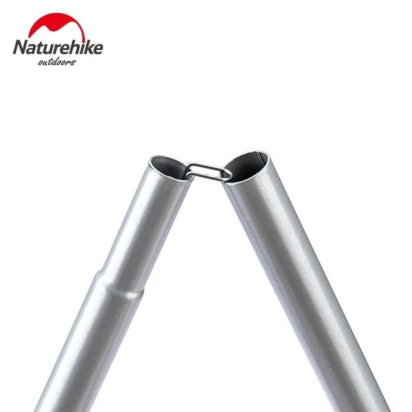 Комплект стійок для тенту Naturehike NH19PJ042 2.4м Steel poles Ø25 silver 6927595741931 фото