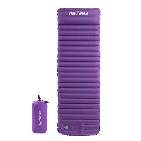 Надувний матрац Naturehike C001 TPU mattress with pillow S 1850*600*75mm NH18Q001-D Purple 6927595727638 фото