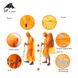 Пончо-дощовик 3F UL GEAR 15D nylon Sleeve orange 6970919905618 фото 3